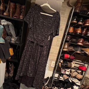 Lane Bryant Black High Low Dress